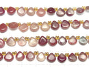 [Video] High Quality Andesine AAA- Chestnut (Smooth) 1strand beads (aprx.7inch / 18cm)