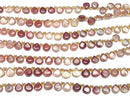 [Video] High Quality Andesine AAA- Chestnut (Smooth) 1strand beads (aprx.7inch / 18cm)