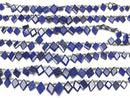 [Video]High Quality Lapislazuli AAA- Diamond Shape half or 1strand beads (aprx.7inch/18cm)