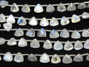 [Video] High Quality Rainbow Moonstone AA++ Triangle Faceted 6x6mm 1strand (18pcs)