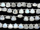 [Video] High Quality Rainbow Moonstone AA++ Triangle Faceted 8x8mm half or 1strand (18pcs)