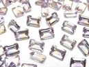 [Video] High Quality Ametrine AAA Loose stone Rectangle Faceted 7x5mm 3pcs