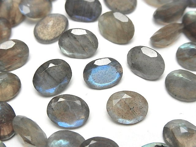 [Video] Labradorite AA++ Undrilled Oval Faceted 9x7mm 5pcs