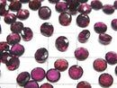 [Video]High Quality Pink Garnet AAA Loose stone Round Faceted 5x5mm 5pcs