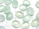 [Video] Mint Green Chalcedony AAA Oval Cabochon 10x8mm 5pcs