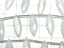 [Video] Sea Blue Chalcedony AAA Faceted Marquise 20x6mm 1strand (12pcs)