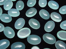 [Video] Sea Blue Chalcedony AAA Oval Cabochon 18x13mm 2pcs