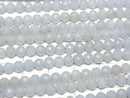 High Quality!  Angelite AA Faceted Round 4mm  1strand beads (aprx.15inch/37cm)