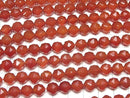 High Quality! Red Agate AAA Star Faceted Round 8mm 1strand beads (aprx.15inch/37cm)