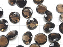 [Video] High Quality Smoky Quartz AAA Undrilled Brilliant Cut 12x12mm 3pcs