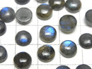 [Video] Blue Labradorite AA++ Round Cabochon 8x8mm 5pcs