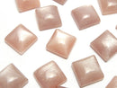 [Video] Peach Moonstone AAA- Square Cabochon 12x12mm 2pcs