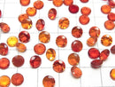 [Video]High Quality Mexican Opal (Fire Opal) AAA Loose stone Round Faceted 6x6mm 2pcs