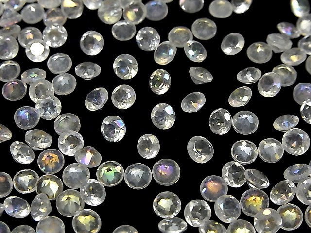 [Video]Aqua Crystal AAA- Loose stone Round Faceted 5x5mm 10pcs