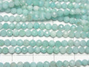 [Video] High Quality! Amazonite AA++ Faceted Round 3mm  1strand beads (aprx.15inch/38cm)