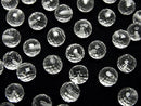 [Video]High Quality Crystal AAA Half Drilled Hole Faceted Round 6mm 5pcs