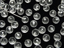 [Video]High Quality Crystal AAA Half Drilled Hole Faceted Round 6mm 5pcs