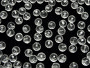 [Video]High Quality Crystal AAA Half Drilled Hole Faceted Round 6mm 5pcs