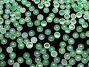 Chrysoprase AA++ Round  Cabochon 4x4mm 10pcs