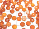 [Video]Carnelian AAA Round Rose Cut 6x6mm 5pcs