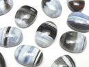 [Video]Strip blue opal AA++ Oval Cabochon 18x13mm 2pcs