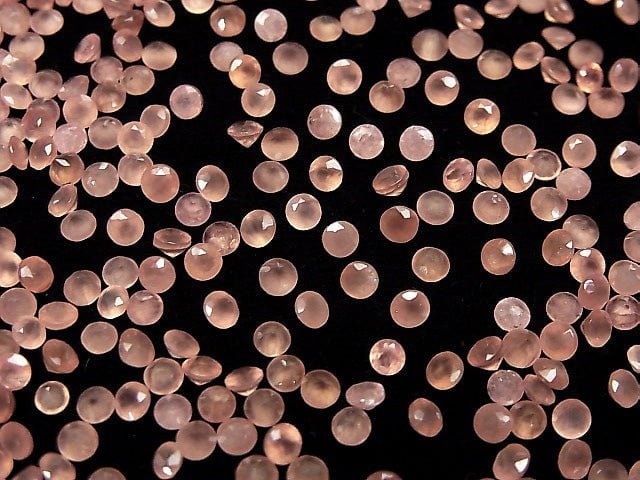 [Video] Peru Rhodochrosite AAA Loose stone Round Faceted 3x3mm 5pcs