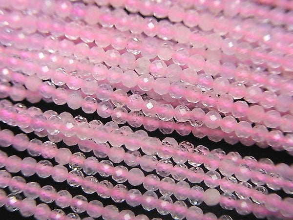 [Video]High Quality! Beryl Mix AA++ Faceted Round 2mm 1strand beads (aprx.15inch/38cm)