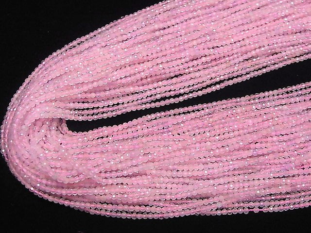 [Video]High Quality! Beryl Mix AA++ Faceted Round 2mm 1strand beads (aprx.15inch/38cm)