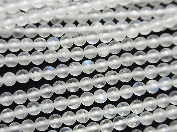 [Video] Rainbow Moonstone AA+ Round 3mm 1strand beads (aprx.15inch/38cm)