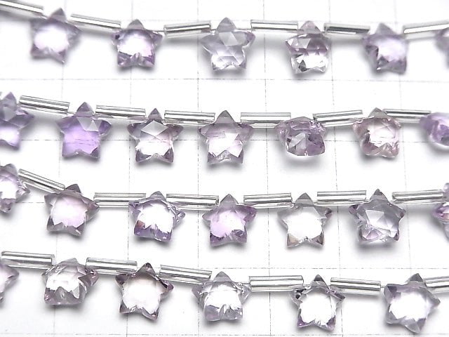 [Video]High Quality Pink Amethyst AAA- Faceted Star 8x8mm 1strand (8pcs )