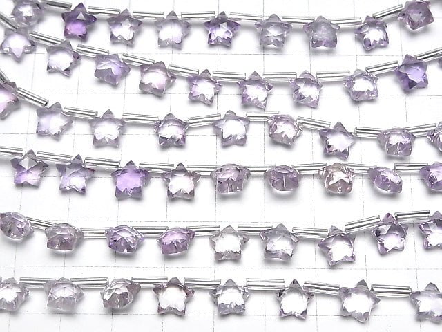 [Video]High Quality Pink Amethyst AAA- Faceted Star 8x8mm 1strand (8pcs )