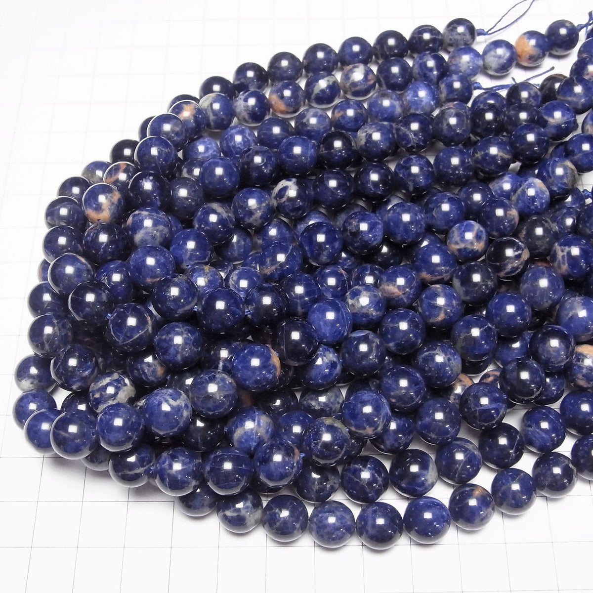 Redline Sodalite Round 10mm half or 1strand beads (aprx.15inch/38cm)