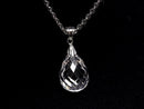 [Video] High Quality Crystal AAA Faceted Drop Pendant 18 x 13 x 13 mm Silver 925