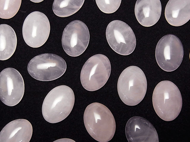 Rose Quartz AA++ Oval Cabochon 18x13mm 2pcs $3.79!