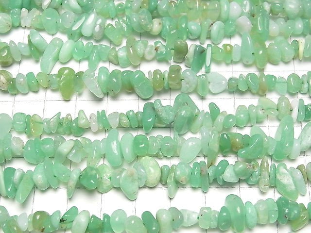 1strand $8.79! Chrysoprase AA+ Chips (Small Nugget ) 1strand beads (aprx.15inch/38cm)