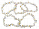 [Video]High Quality Mixed Stone AAA Oval Faceted 6x4mm 1/4strands -Bracelet