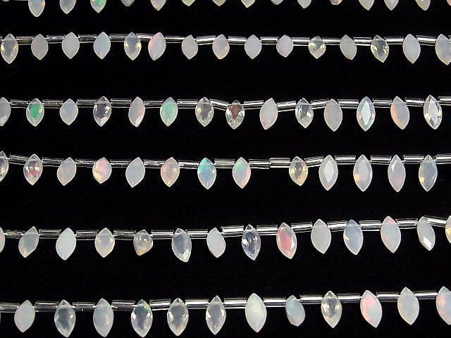 [Video]High Quality Ethiopian Opal AAA- Marquise Faceted 8x4mm half or 1strand beads (aprx.5inch/12cm)