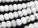 1strand $7.79! Howlite Magnesite  Rondelle 8x8x5 1strand beads (aprx.15inch/37cm)