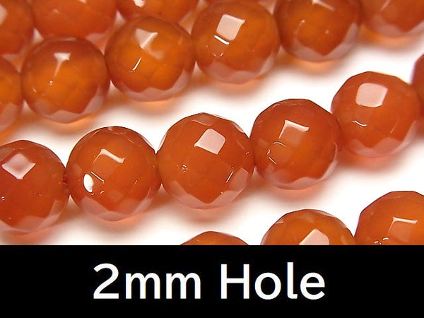 1strand $8.79! Carnelian AAA 64 Faceted Round 10 mm [2 mm hole] 1strand beads (aprx.15 inch / 36 cm)