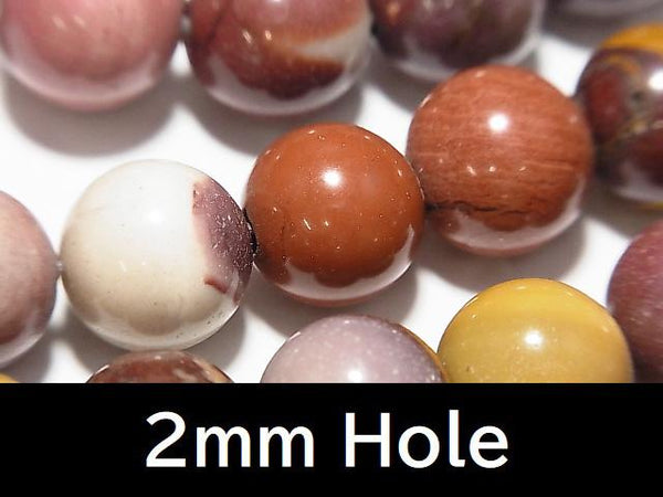 Mookaite Round 12 mm [2 mm hole] half or 1 strand beads (aprx.14 inch / 35 cm)