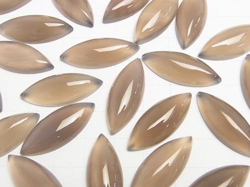 Gray Onyx AAA Marquise Cabochon 30x12mm 1pc $3.39!