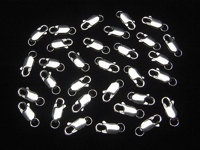 Silver925 Lobster (with Jump Ring) 8mm,10mm,12mm,14mm No coating 2pcs