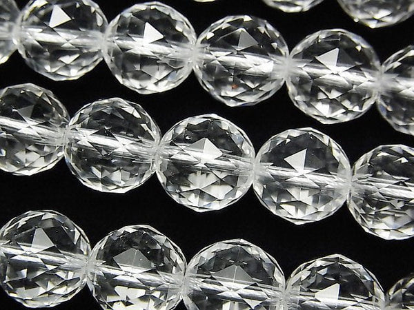 [Video] High Quality! Crystal AAA Triangle Faceted Round 12 mm 1/4 or 1strand beads (aprx.15 inch / 36 cm)
