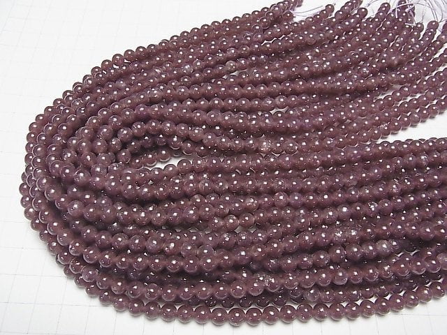 [Video] Lepidolite AAA Round 6mm 1strand beads (aprx.15inch/38cm)