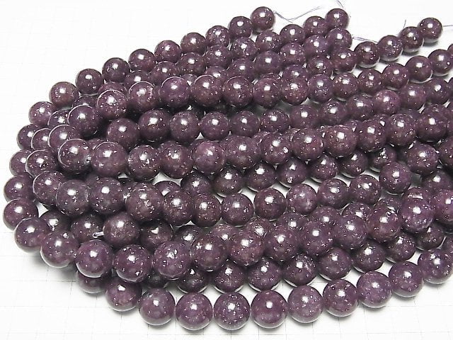[Video]Lepidolite AAA Round 14mm 1/4 or 1strand beads (aprx.15inch/38cm)