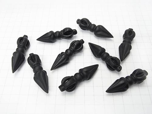 1pc $11.79! Frost Black Obsidian AAA Phurpa 52x15x15mm 1pc