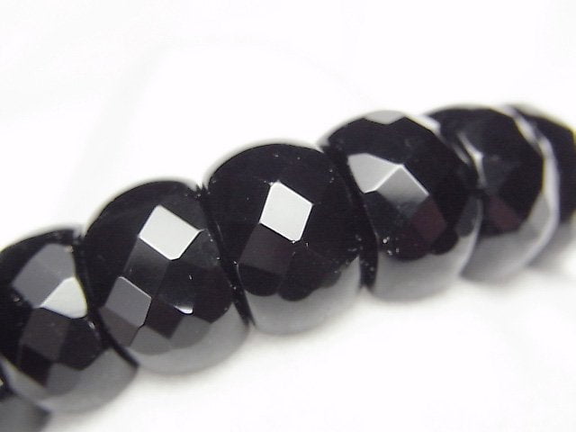 [Video] Onyx AAA 2 hole Faceted Oval 14x9x8mm Bracelet