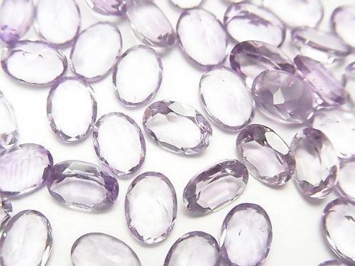 [Video] High Quality Pink Amethyst AAA Loose stone Oval Faceted 7x5x3mm 5pcs