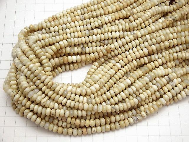 1strand $9.79! African Opal  Roundel 6x6x3mm 1strand beads (aprx.15inch/38cm)