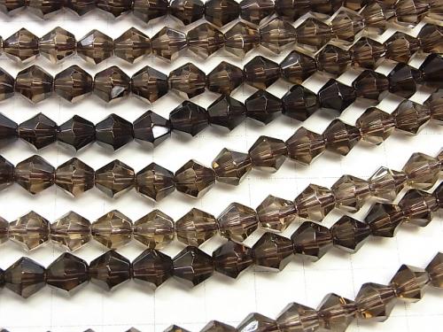1strand $11.79! Smoky Crystal Quartz AAA 16Faceted 8mm 1strand (aprx.15inch/38cm)